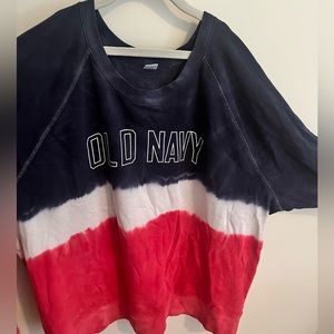 Old Navy Red White & Blue Sweatshirt, size XXL